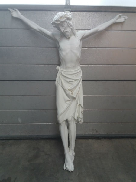 jezus, jezus beeld in polyester, jezusbeeld in vinylester, replica jezus beeld, christusbeeld, replica christus beeld, movieprop, filmprop, setprop, decor, filmdecor, filmdecoratie, filmrekwisiet, toneelrekwisiet, rekwisiet, muurdecoratie, prop, propmaker, propmaking