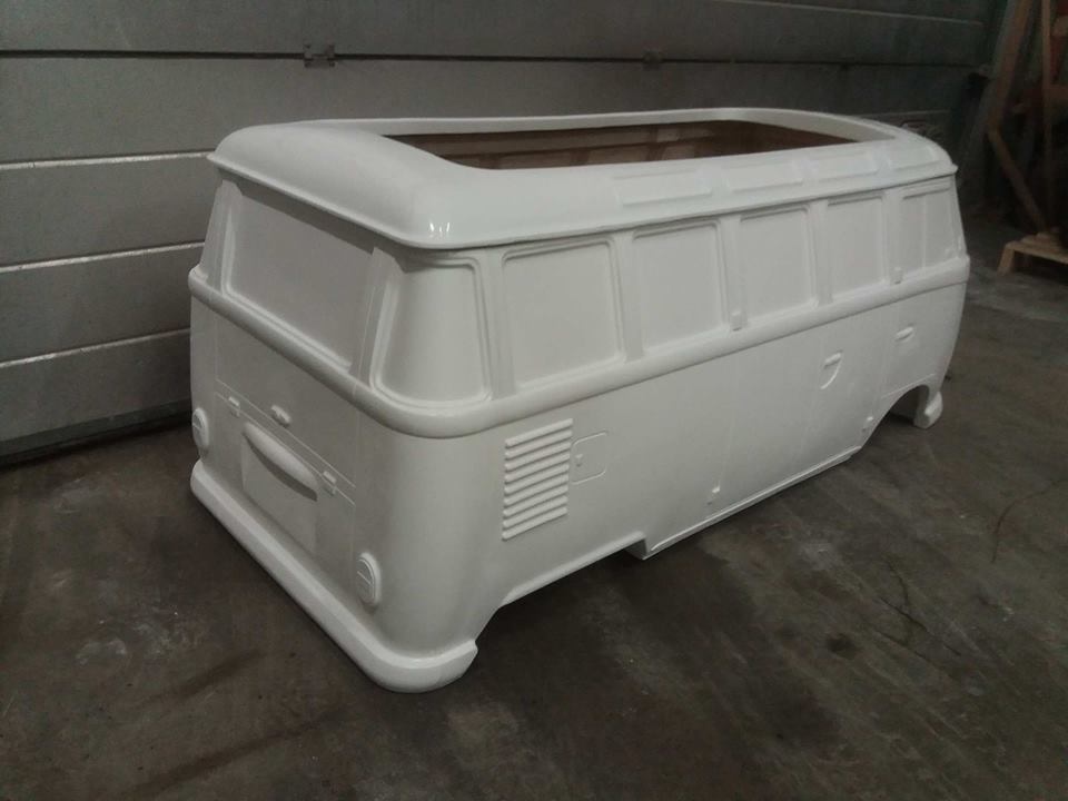 afbeelding van een polyester kap,kever, cox, beetle, totrod, tot rod, gocart body, panelbus, pedal car, gocart, bus voor gocart, combi, replica, panelbus, go cart, custom, car, toy box, pickup, pick-up, totrods