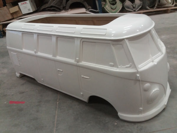 afbeelding van een polyester kap,kever, cox, beetle, totrod, tot rod, gocart body, panelbus, pedal car, gocart, bus voor gocart, combi, replica, panelbus, go cart, custom, car, toy box, pickup, pick-up, totrods