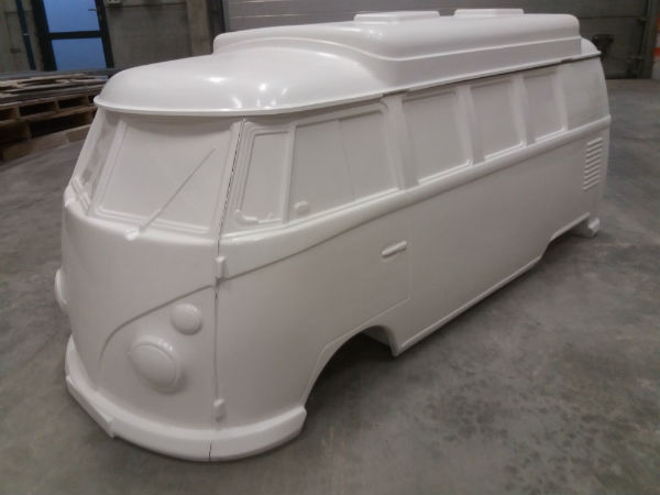 afbeelding van een polyester kap,kever, cox, beetle, totrod, tot rod, gocart body, panelbus, pedal car, gocart, bus voor gocart, combi, replica, panelbus, go cart, custom, car, toy box, pickup, pick-up, totrods
