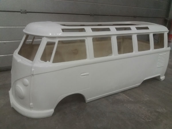 afbeelding van een polyester kap,kever, cox, beetle, totrod, tot rod, gocart body, panelbus, pedal car, gocart, bus voor gocart, combi, replica, panelbus, go cart, custom, car, toy box, pickup, pick-up, totrods