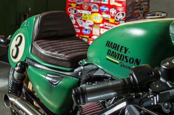 afbeelding van Harley Davidson, roadster, sportster, battle of the kings 2018, polyester maatwerk, polyester onderdelen voor motor, custom moto,custom motor, custom bike, polyester kappen, Harley, schowbike