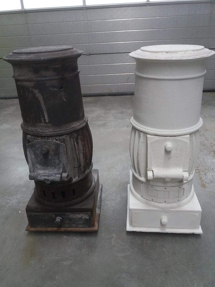 afbeelding van replica fonte stove, replica stove, set prop, movie prop, set decoration, actionprop, movieprop, filmprop, props, blowups, blow-ups, eyecacther,thematisation, theatralisation, theming, actionprops, themingcompany,filmprops, setprops, movieprops, decoration in fiberglass