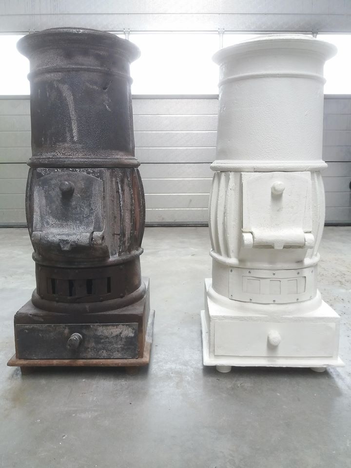 afbeelding van replica fonte stove, replica stove, set prop, movie prop, set decoration, actionprop, movieprop, filmprop, props, blowups, blow-ups, eyecacther,thematisation, theatralisation, theming, actionprops, themingcompany,filmprops, setprops, movieprops, decoration in fiberglass