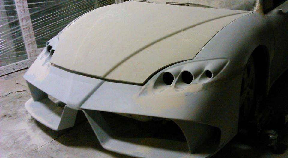 afbeelding van tuning, projet polyester, Honda CRX Delsol CRX kit carrosserie, wide body CRX, kit car